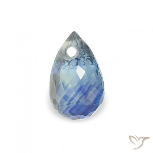 0.62ct Natural Teal Sapphire, Briolette, VS