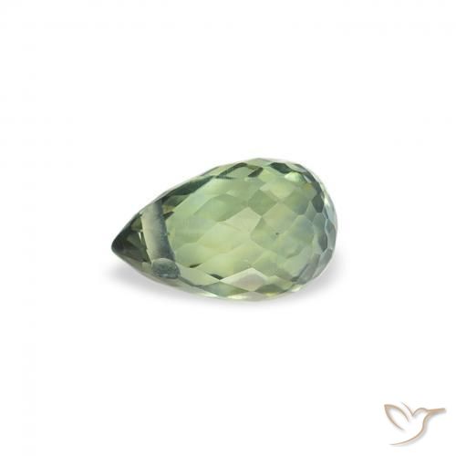 Sapphire Gemstone in 5.1 x 3.3 mm Size for Sale, Sapphire Stone in Bluish Green Color