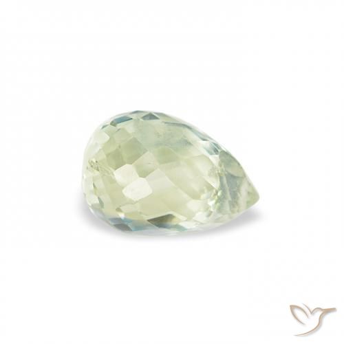 0.78 ct Blue Sapphire Stone, Natural Sapphire in Briolette with Hole Shape for Sale