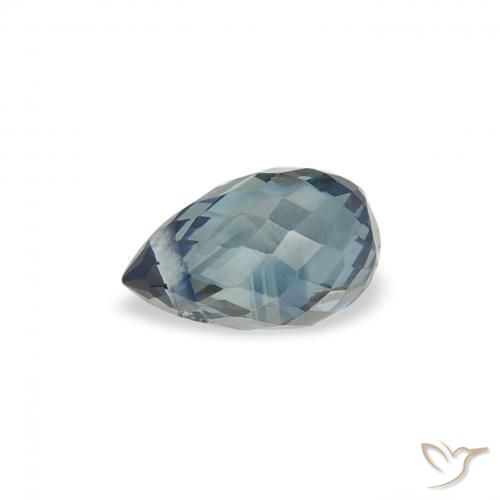 Sapphire Gemstone in 5.4 x 3.4 mm Size for Sale, Sapphire Stone in Teal Color