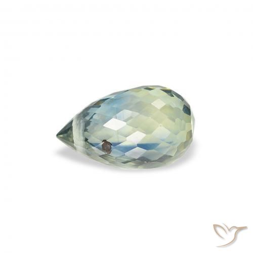 Sapphire Gemstone in 6.7 x 4.1 mm Size for Sale, Sapphire Stone in Teal Color