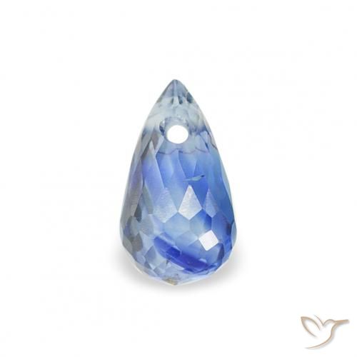 0.34ct Natural Light Blue Sapphire, Briolette, VS