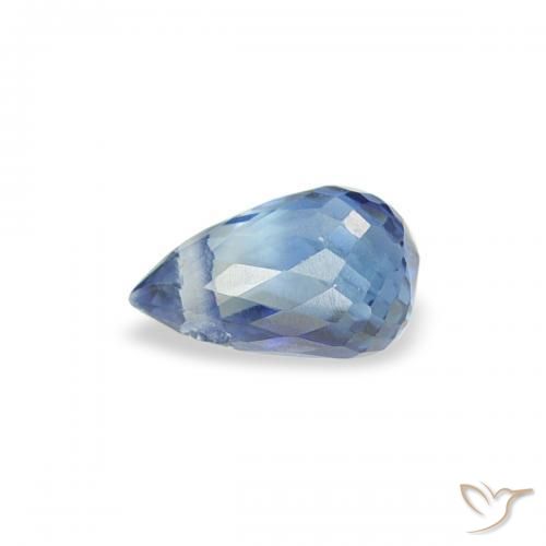 Sapphire Gemstone in 4.8 x 3 mm Size for Sale, Sapphire Stone in Light Blue Color