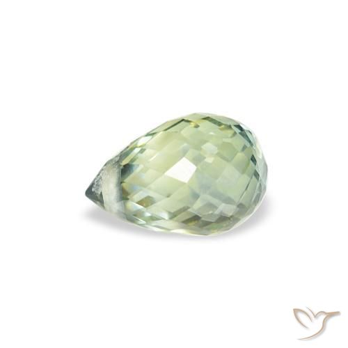 Sapphire Gemstone in 6 x 4 mm (calibrated) Size for Sale, Sapphire Stone in Light Green Color