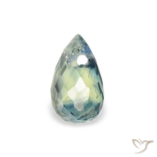0.54ct Natural Teal Sapphire, Briolette, VS