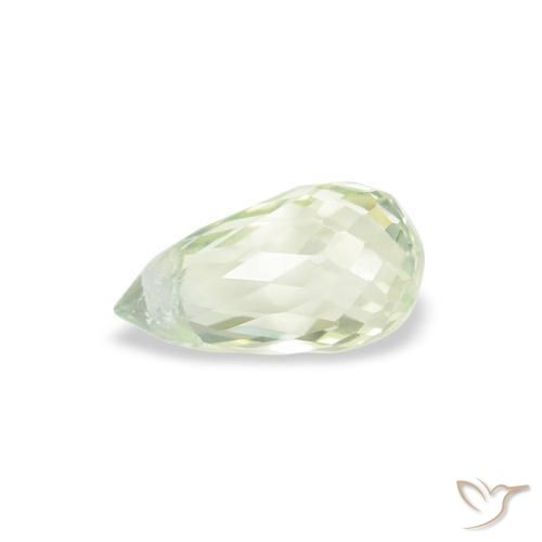 Sapphire Gemstone in 6.5 x 3.5 mm Size for Sale, Sapphire Stone in Very Light Green Color