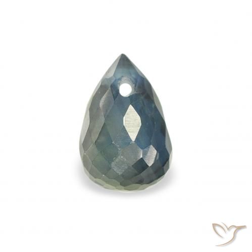 0.52ct Natural Teal Sapphire, Briolette, VS