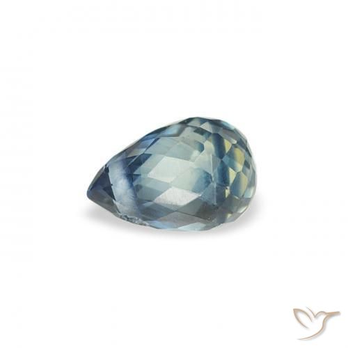 Sapphire Gemstone in 4.9 x 3.3 mm Size for Sale, Sapphire Stone in Teal Color