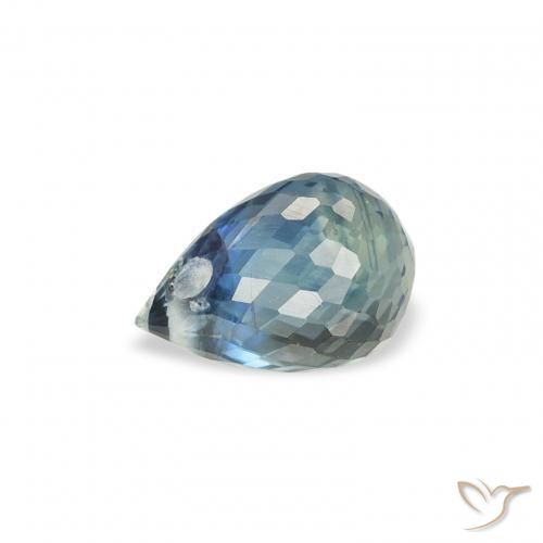 Sapphire Gemstone in 6.2 x 4.2 mm Size for Sale, Sapphire Stone in Teal Color