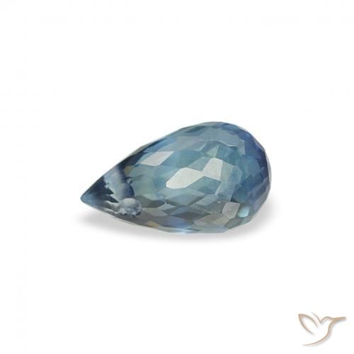 Sapphire Gemstone in 5.6 x 3.4 mm Size for Sale, Sapphire Stone in Teal Color