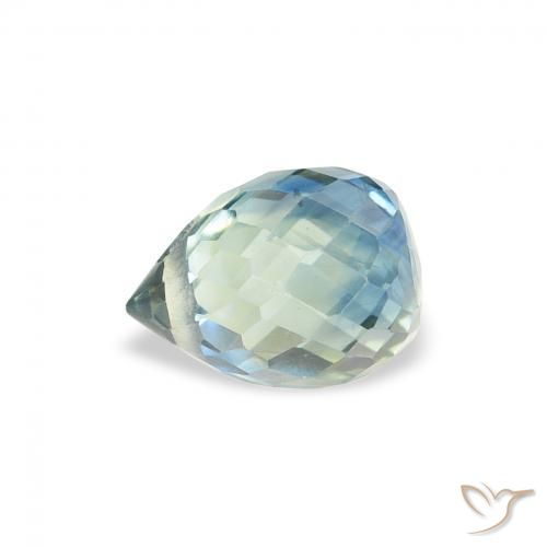 Sapphire Gemstone in 5.7 x 4.3 mm Size for Sale, Sapphire Stone in Teal Color