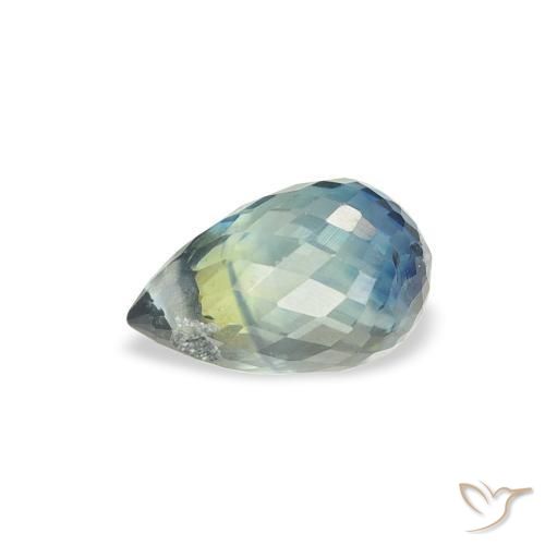 Sapphire Gemstone in 6.4 x 4 mm Size for Sale, Sapphire Stone in Earthy Green Color