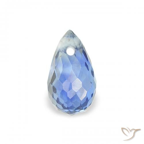 0.48ct Natural Light Blue Sapphire, Briolette, VS