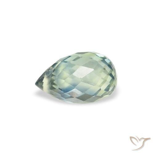 Sapphire Gemstone in 6.1 x 3.8 mm Size for Sale, Sapphire Stone in Teal Color