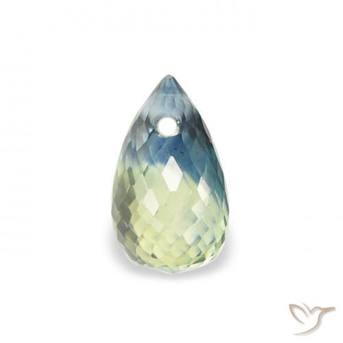 0.62ct Natural Multicolor Sapphire, Briolette, VS