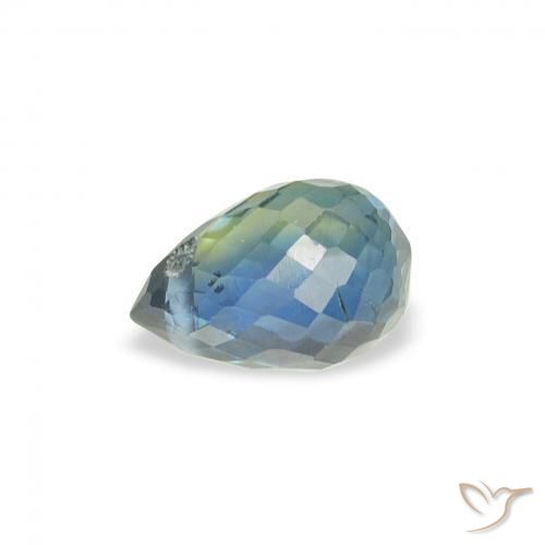 Sapphire Gemstone in 5.4 x 3.7 mm Size for Sale, Sapphire Stone in Light Green Color