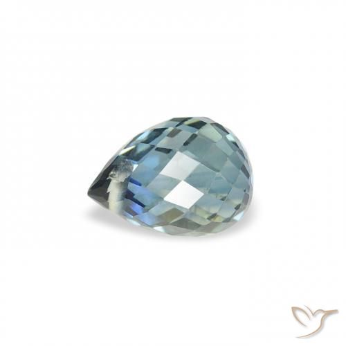 Sapphire Gemstone in 5.2 x 3.7 mm Size for Sale, Sapphire Stone in Teal Color