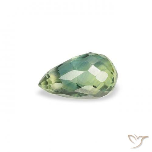Sapphire Gemstone in 5.2 x 3.1 mm Size for Sale, Sapphire Stone in Light Green Color