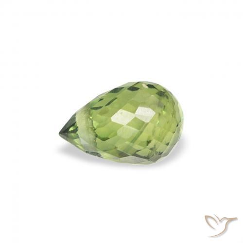 Sapphire Gemstone in 5.3 x 3.7 mm Size for Sale, Sapphire Stone in Olive Green Color
