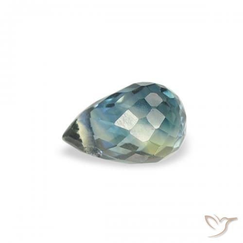 Sapphire Gemstone in 4.7 x 3 mm Size for Sale, Sapphire Stone in Teal Color