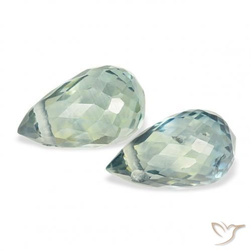 Sapphire Gemstones in 5.5 x 3.2 mm Size for Sale, Sapphire Stones in Teal Color