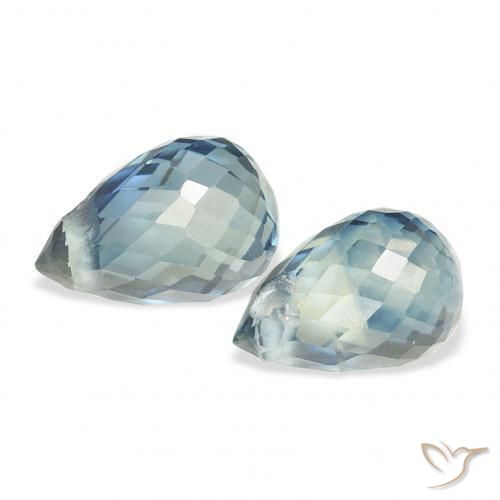 Sapphire Gemstones in 6 x 4 mm (calibrated) Size for Sale, Sapphire Stones in Teal Color