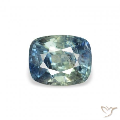 1.21ct Natural Teal Sapphire, Cushion, SI