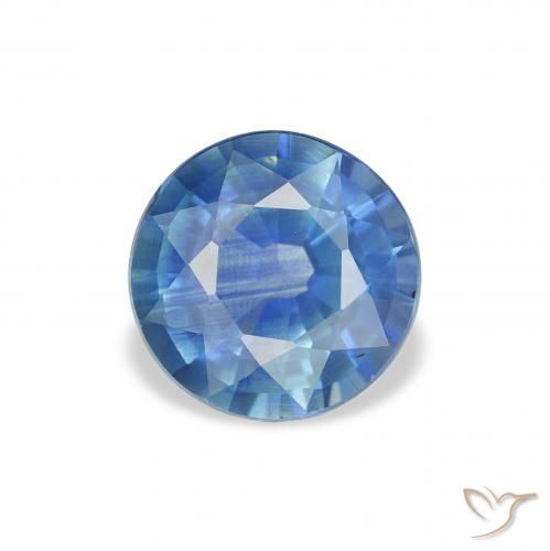 1.68ct Natural Light Blue Sapphire, Round, VVS-VS