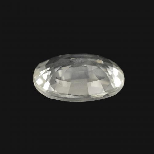 Sapphire Gemstone in 9 x 7 mm (calibrated) Size for Sale, Sapphire Stone in White Color