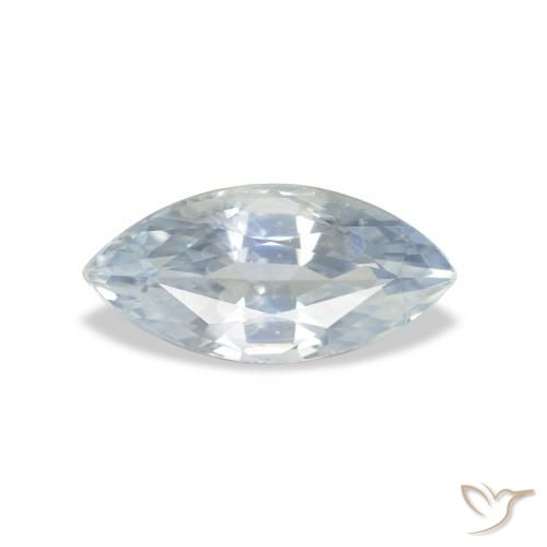 1.82ct Natural Bluish White Sapphire, Marquise, VS
