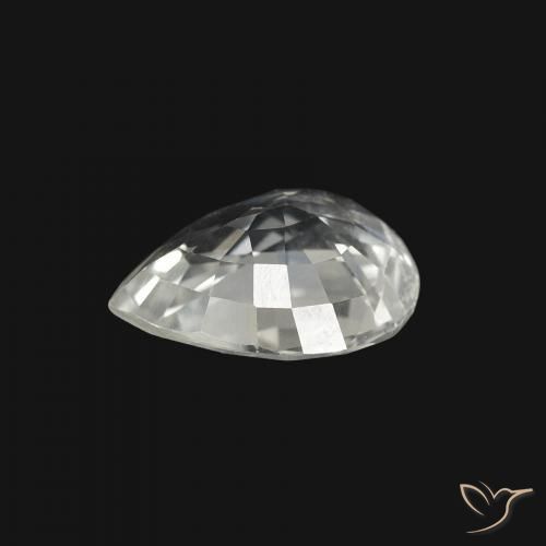 Sapphire Gemstone in 8 x 6 mm (calibrated) Size for Sale, Sapphire Stone in White Color