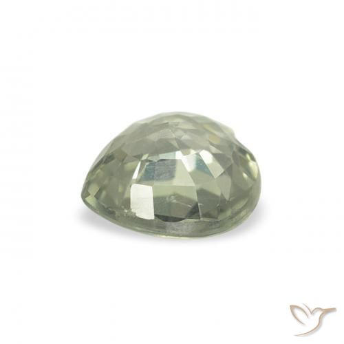 Sapphire Gemstone in 5 x 5 mm (calibrated) Size for Sale, Sapphire Stone in Light Green Color