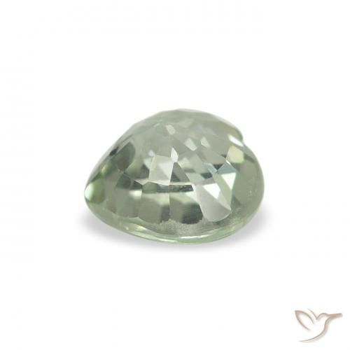 Sapphire Gemstone in 5 x 5 mm (calibrated) Size for Sale, Sapphire Stone in Light Green Color