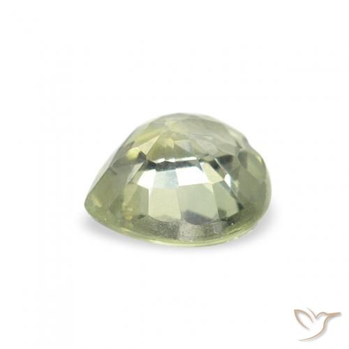 Sapphire Gemstone in 5 x 5 mm (calibrated) Size for Sale, Sapphire Stone in Olive Green Color