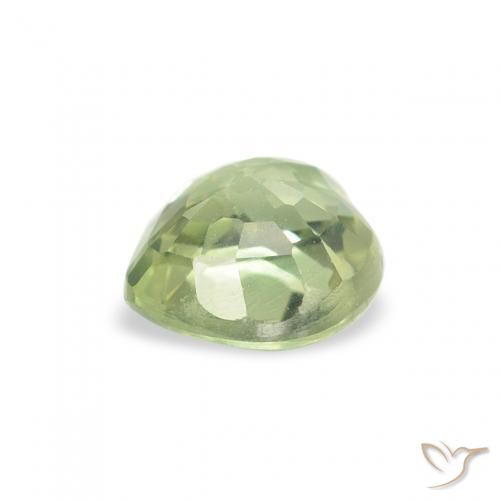 Sapphire Gemstone in 5 x 5 mm (calibrated) Size for Sale, Sapphire Stone in Light Green Color