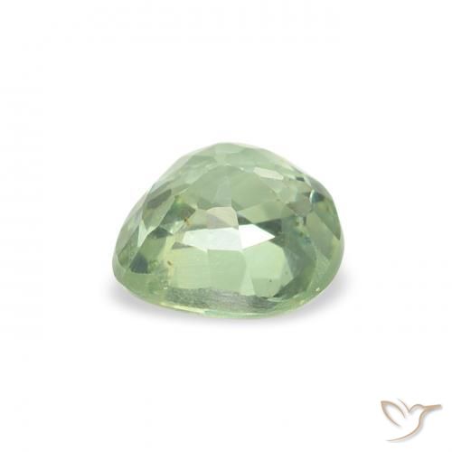 Sapphire Gemstone in 5 x 5 mm (calibrated) Size for Sale, Sapphire Stone in Light Green Color