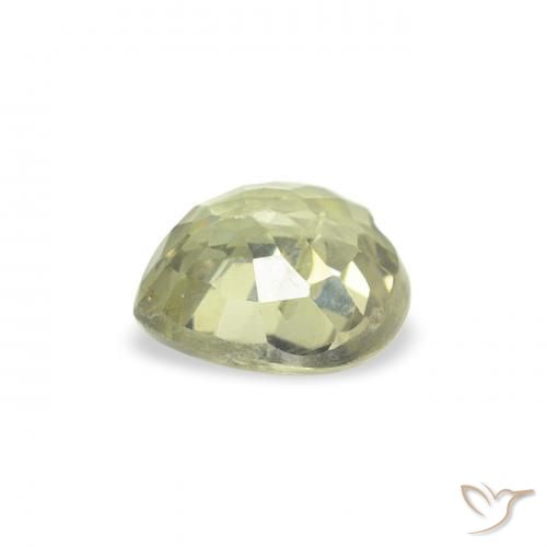 Sapphire Gemstone in 5 x 5 mm (calibrated) Size for Sale, Sapphire Stone in Yellowish Green Color