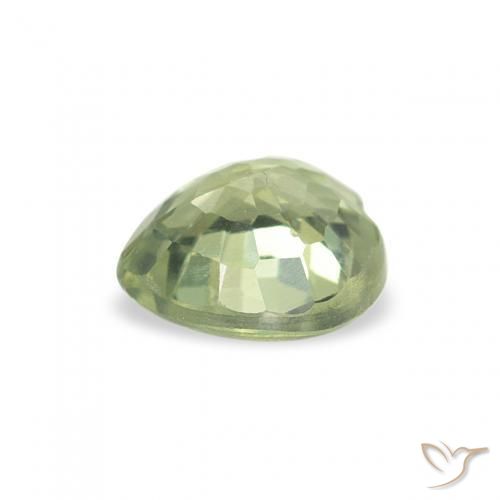 Sapphire Gemstone in 5 x 5 mm (calibrated) Size for Sale, Sapphire Stone in Yellowish Green Color