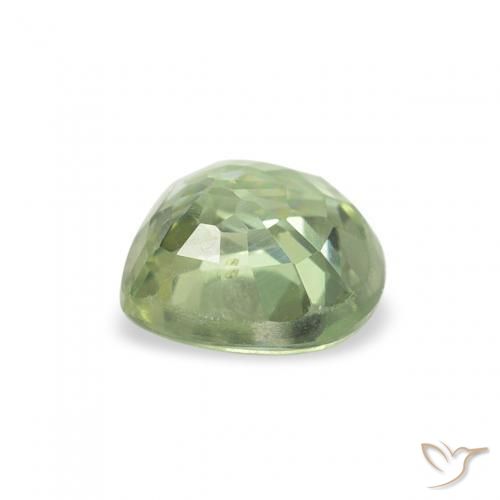 Sapphire Gemstone in 5 x 5 mm (calibrated) Size for Sale, Sapphire Stone in Light Green Color