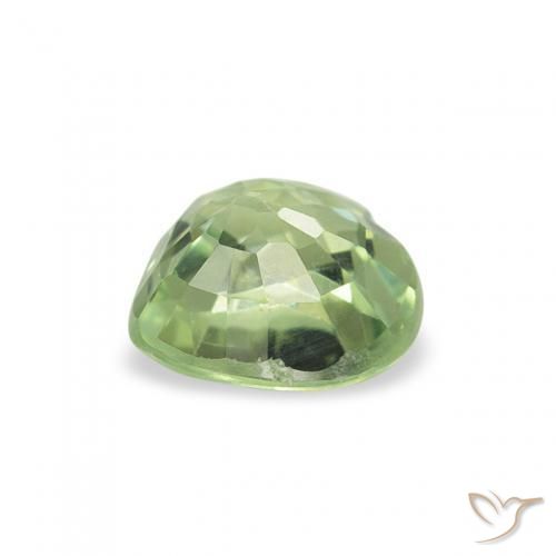 Sapphire Gemstone in 5 x 5 mm (calibrated) Size for Sale, Sapphire Stone in Medium Green Color