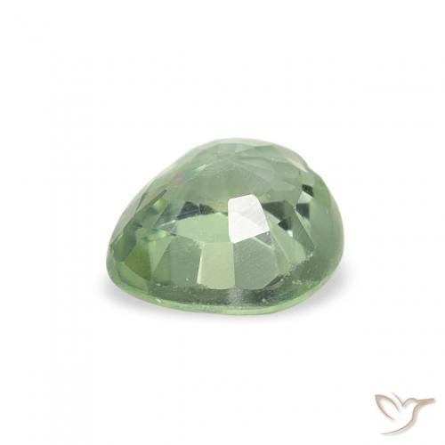 Sapphire Gemstone in 5 x 5 mm (calibrated) Size for Sale, Sapphire Stone in Light Forest Green Color