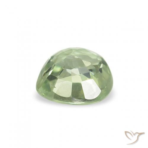 Sapphire Gemstone in 5 x 5 mm (calibrated) Size for Sale, Sapphire Stone in Light Green Color