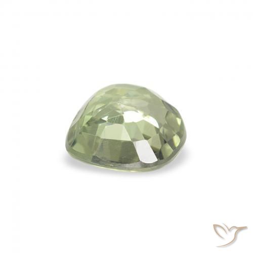 Sapphire Gemstone in 4 x 4 mm (calibrated) Size for Sale, Sapphire Stone in Light Green Color