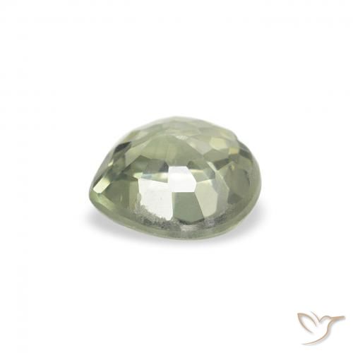 Sapphire Gemstone in 5 x 5 mm (calibrated) Size for Sale, Sapphire Stone in Medium Green Color