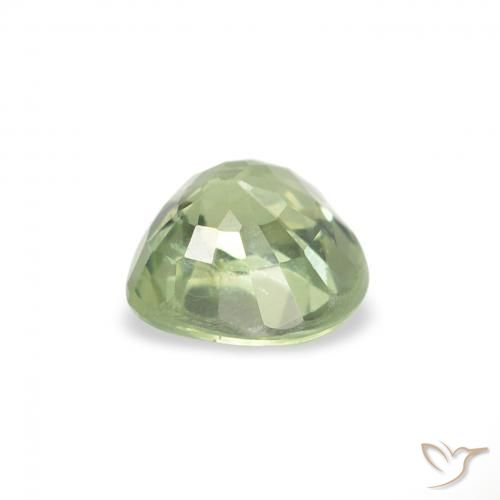 Sapphire Gemstone in 5 x 5 mm (calibrated) Size for Sale, Sapphire Stone in Light Green Color