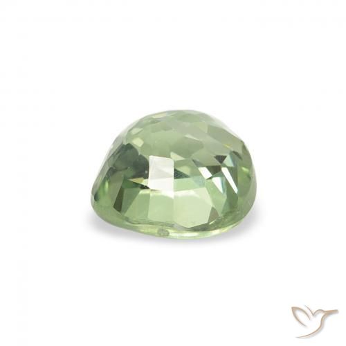 Sapphire Gemstone in 5 x 5 mm (calibrated) Size for Sale, Sapphire Stone in Pale Green Color