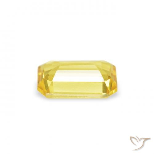 Sapphire Gemstones in 5.2 x 3.2 mm Size for Sale, Sapphire Stones in Tuscany Yellow Color