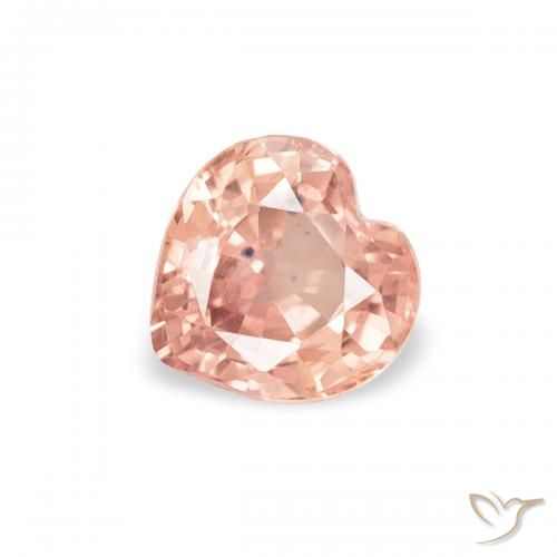 0.44ct Natural Light Pink Sapphire, Heart, VS