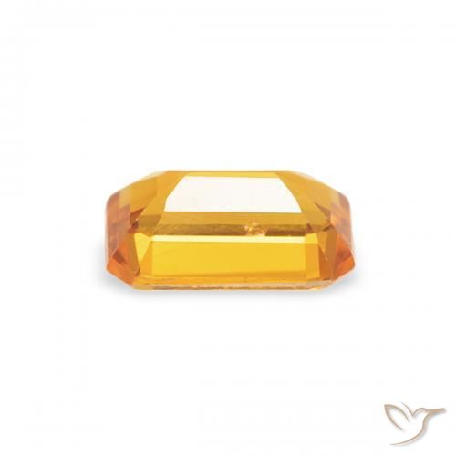 Sapphire Gemstones in 5 x 3.2 mm Size for Sale, Sapphire Stones in Orange-Gold Color