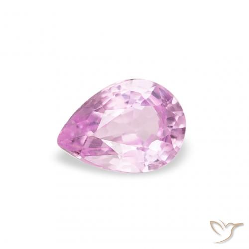 0.24ct Natural Bright Pink Sapphire, Pear Shape, VVS-VS
